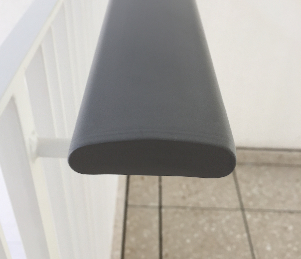 PVC Endkappen Flach zum Schweissen 58x30x3mm